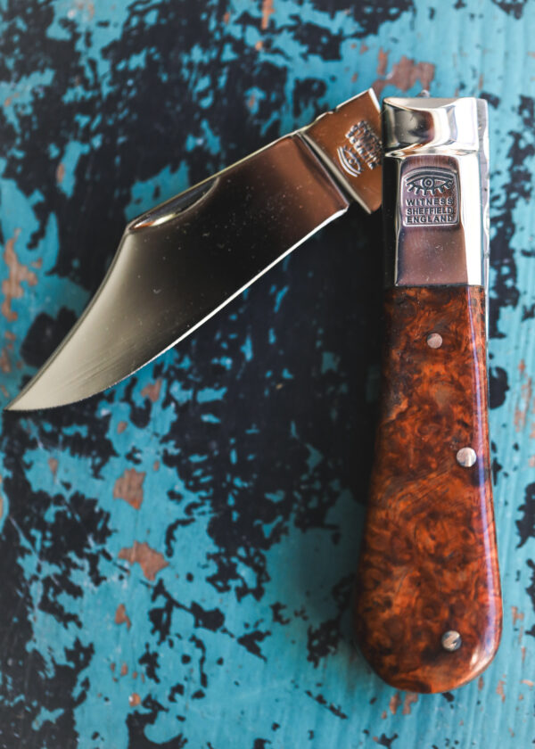 Taylor's Eye Witness - Handmade Barlow Pocket Knife - Amboyna - Image 3