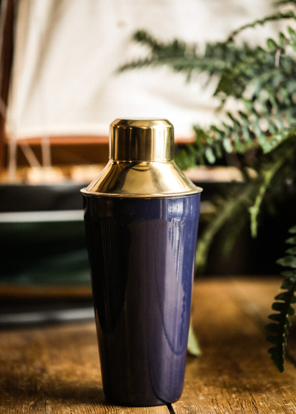 Navy & Gold Cocktail Shaker - Image 2