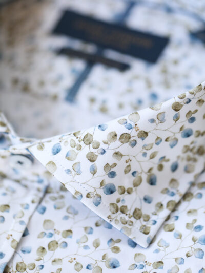 Guide London Shirt - Leaf and Stem Print