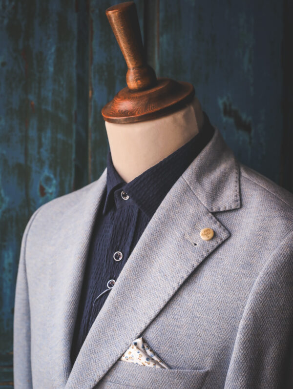 Guide London - Sky Blue Stretch Jacket - Image 3