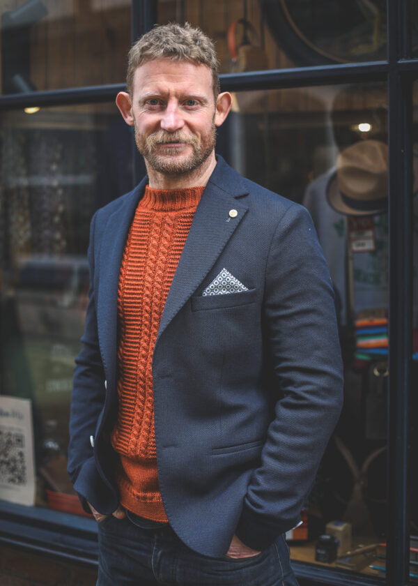Guide London - Navy Blue Stretch Jacket - Image 4