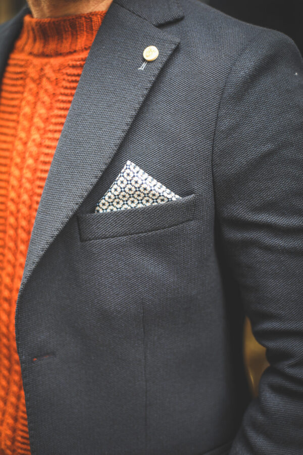 Guide London - Navy Blue Stretch Jacket - Image 3