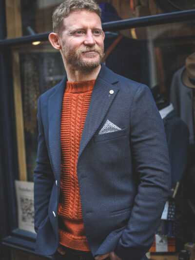 Guide London - Navy Blue Stretch Jacket