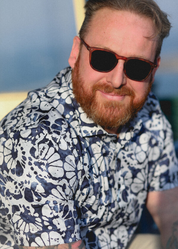 Guide London Short Sleeve Shirt - Navy Bold Flower