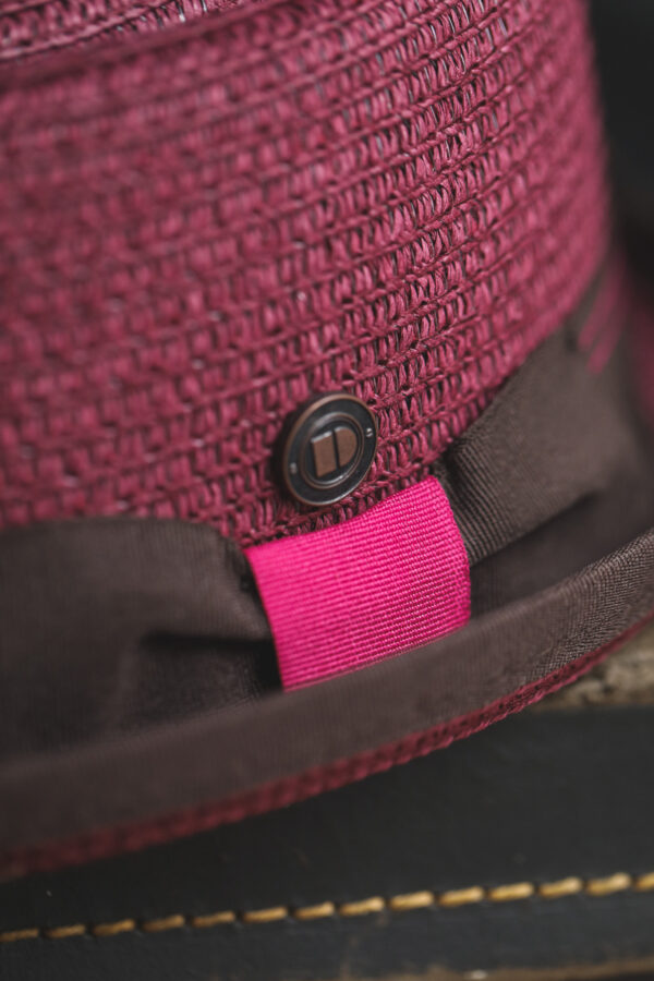 Dasmarca Straw Hat - Rico Magenta - Image 2