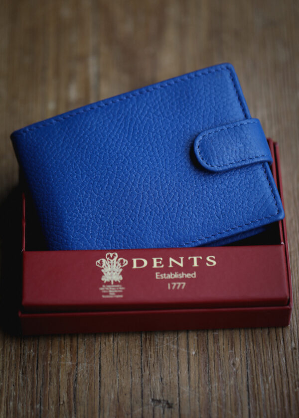 Dents - Beauley Leather Card Holder - Royal Blue