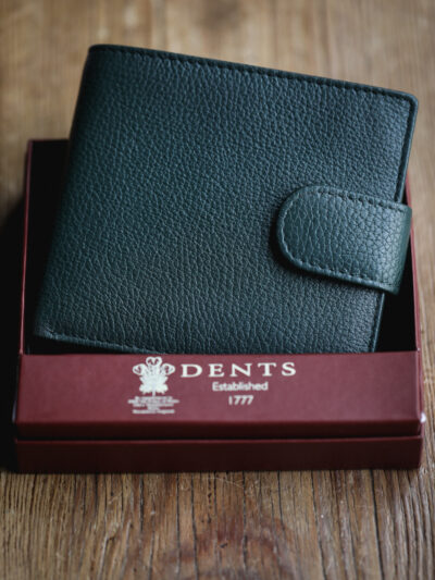 Dents - Beauley Leather Bifold Wallet - Bottle Green