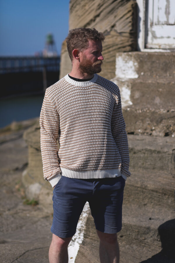 Peregrine - Island Crochet Jumper - White - Image 6