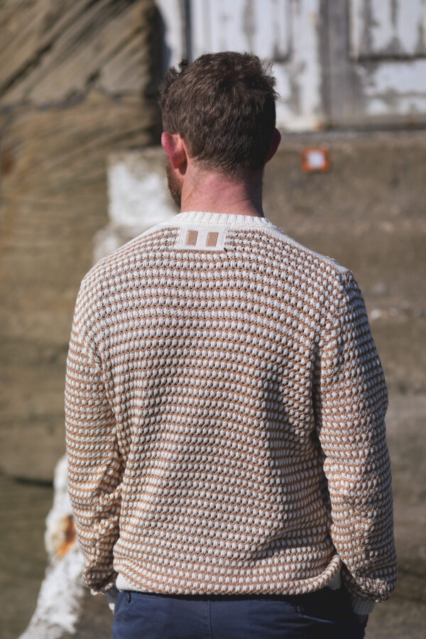 Peregrine - Island Crochet Jumper - White - Image 5
