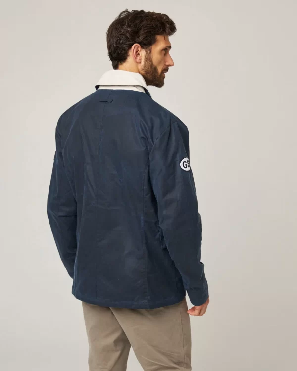 Peregrine - Warwick Waxed Jacket - Navy - Image 4