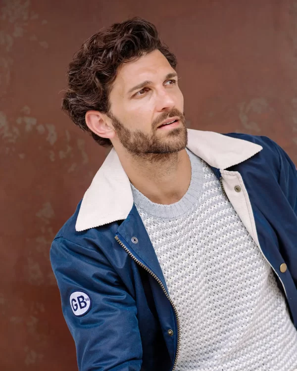 Peregrine - Warwick Waxed Jacket - Navy