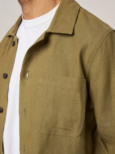 Peregrine - Grange Linen Shacket - Khaki