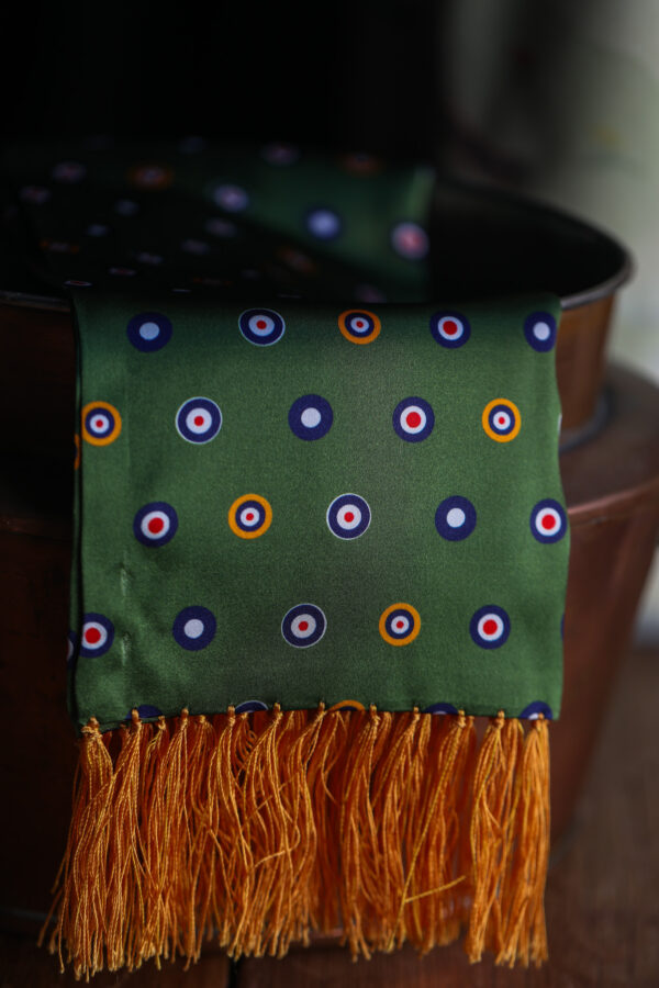 Tootal Silk Scarf - Parka Green Target - Image 4