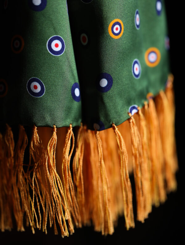 Tootal Silk Scarf - Parka Green Target - Image 2